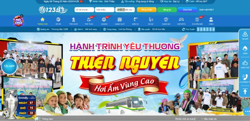 Quy định chung về thao tác đăng ký nhà cái 123B